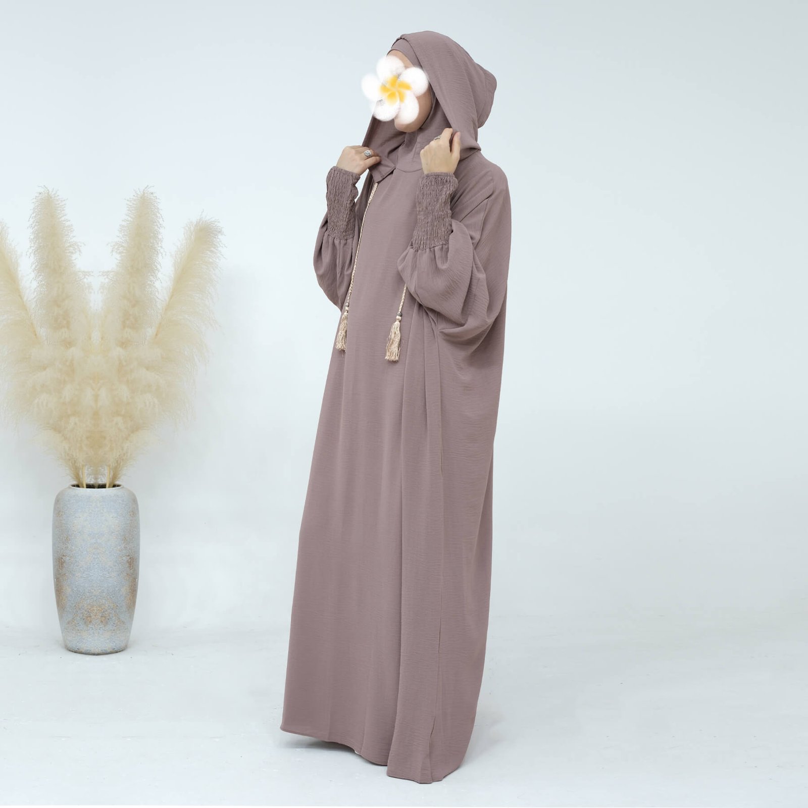 Double Hooded Abaya